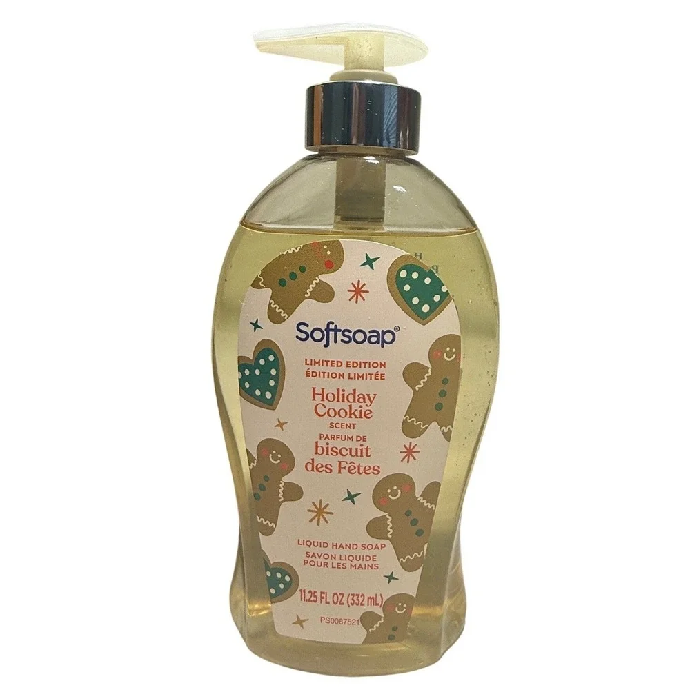 Softsoap Liquid Hand Soap Holiday Cookie Limited Edition Christmas Lot of 5